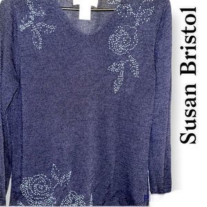 Susan Bristol Hand beaded sweater